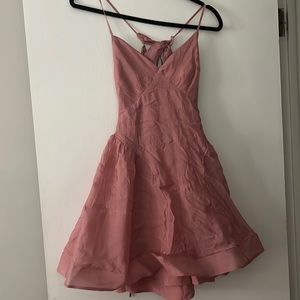 A baby pink dress size small